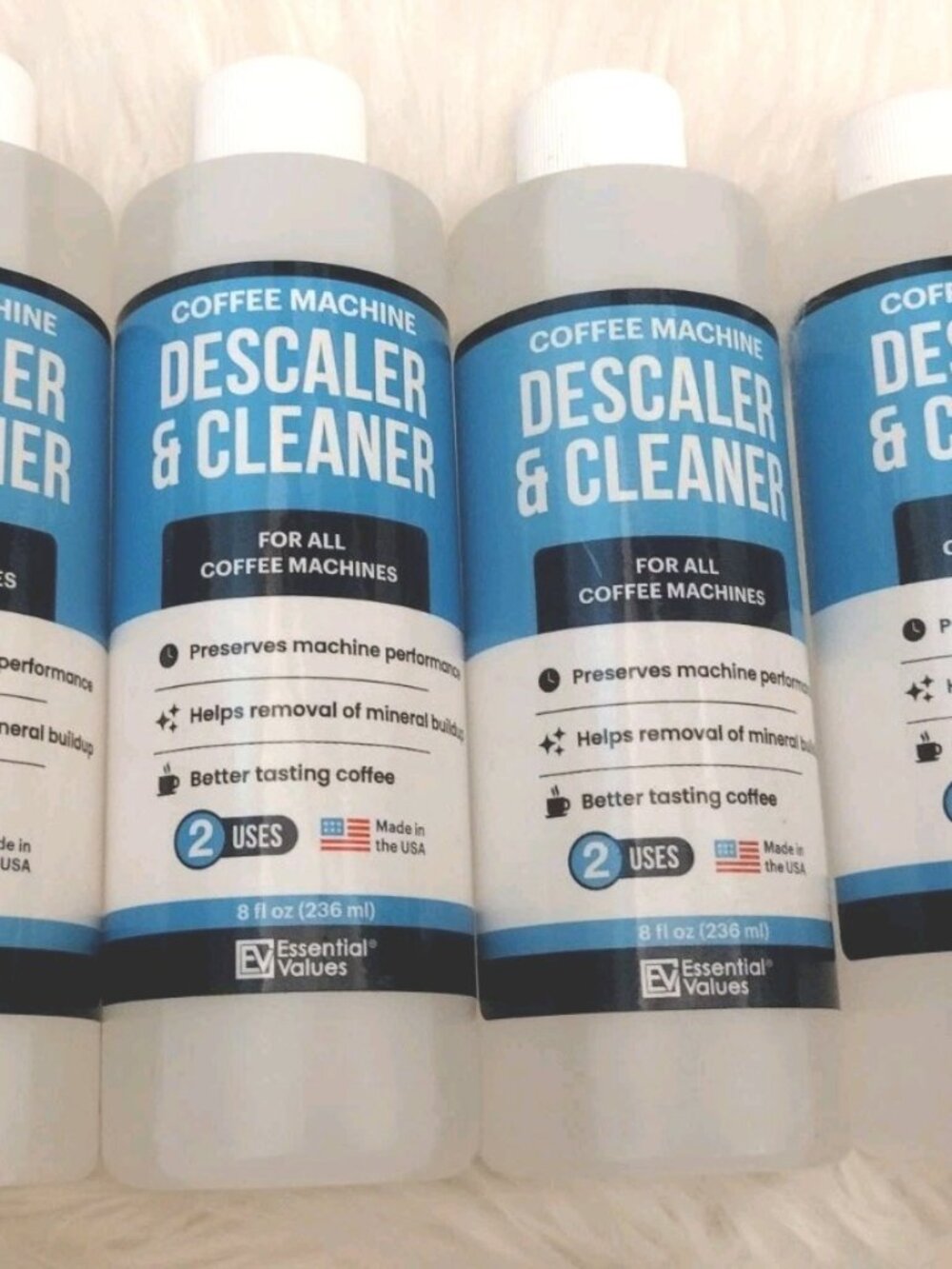 4 x Universal Descaling Solution, Made in the for Delonghi, Keurig, Breville,
